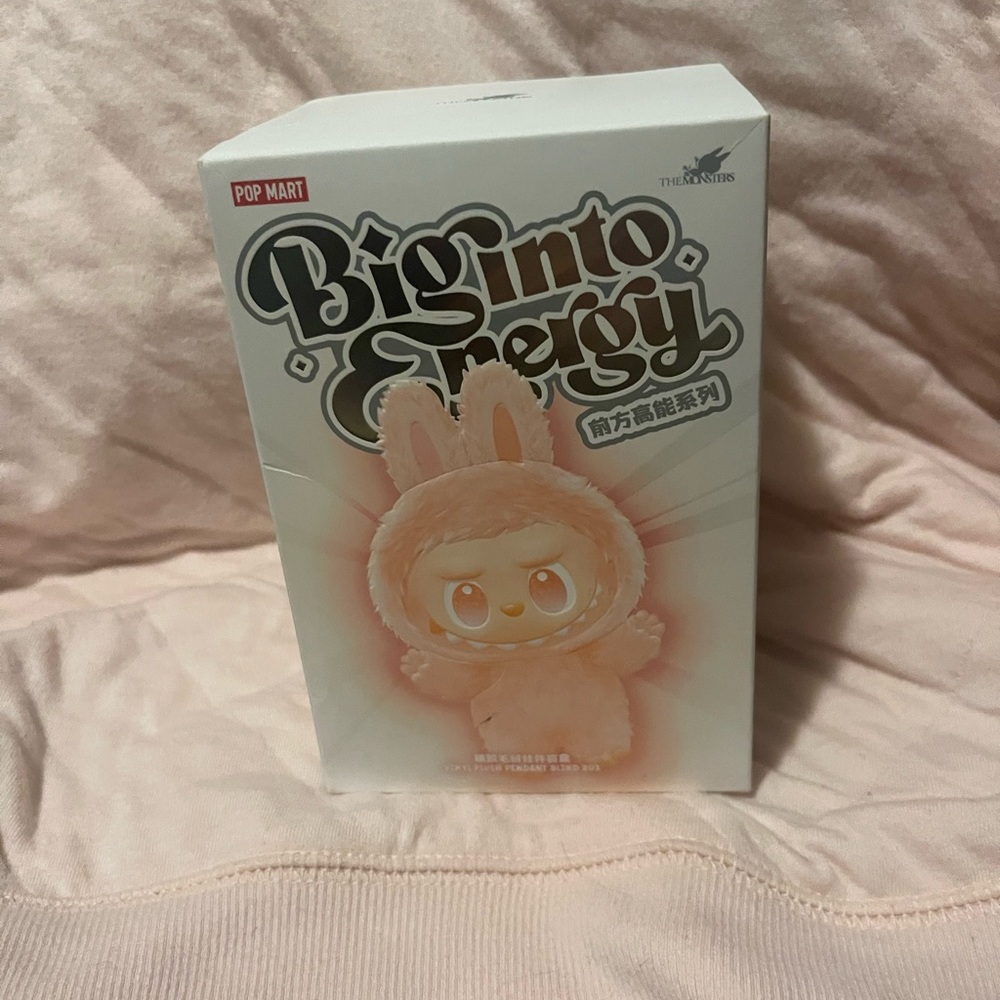 Pop Mart Big Into Energy Collectible Figure authentic but need rent money :(